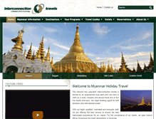 Tablet Screenshot of myanmarholiday.com